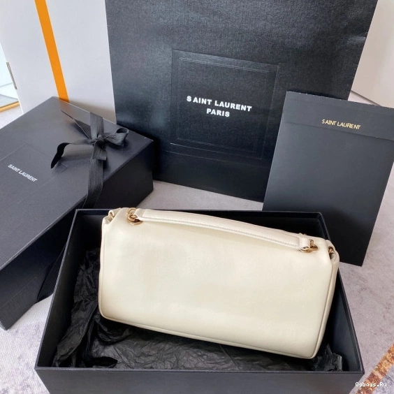 PLUNGED YSL LAMBSKIN IN CALYPSO 0819